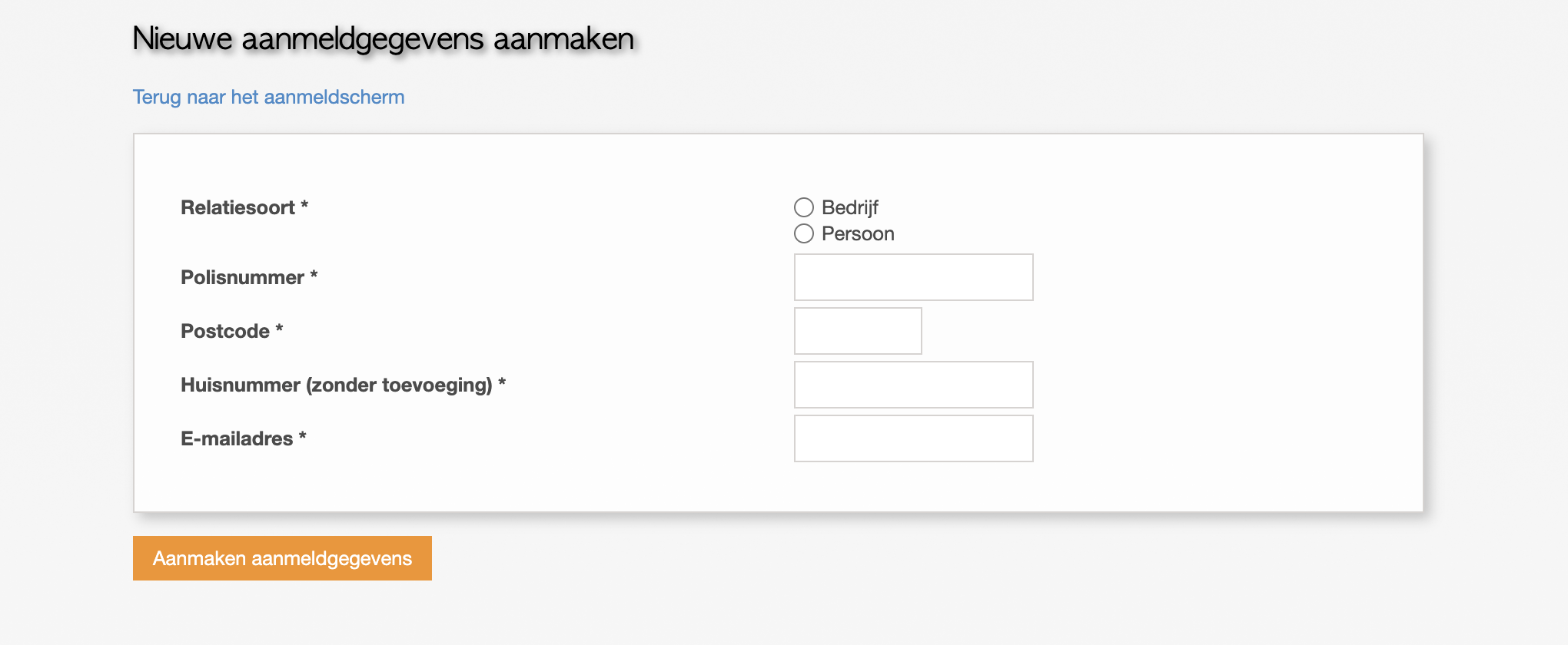 Account aanmaken - Instructie 2